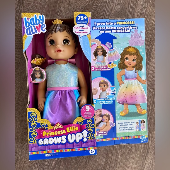 NIB BABY ALIVE PRINCESS ELLIE GROWS UP - Picture 12 of 12